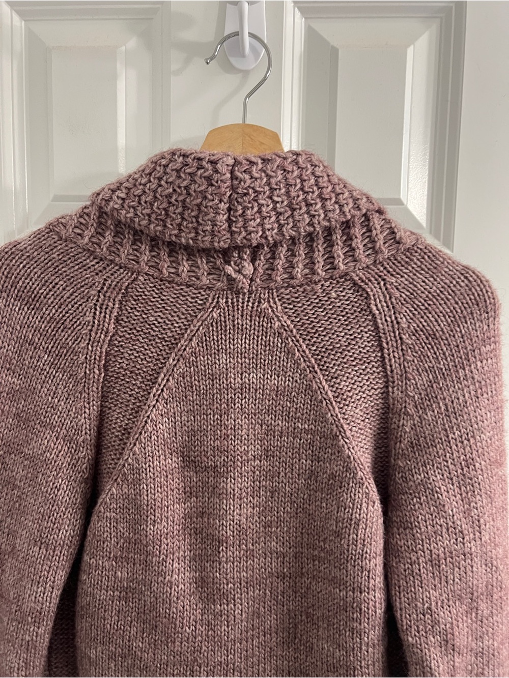 LOFT Shawl Collar Pullover Sweater - Mauve Taupe- Small - Picture 7 of 11